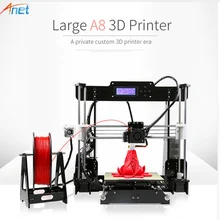 Anet A8 3d Printer High Precision Affordable Chinese 3d Printer Reprap Prusa i3 DIY 3d Printer Metal Multicolor With Filament