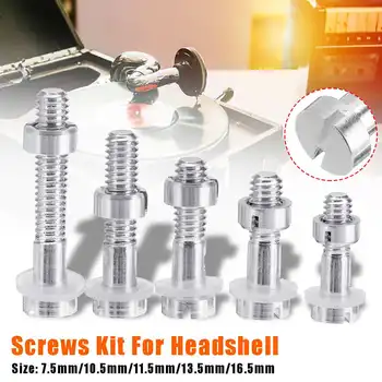 

Screw For Turntable Headshell Cartridge Mounting Pure Silver Part Aluminum Screw Replacement Repair Nut & Bolt Sets Hardware