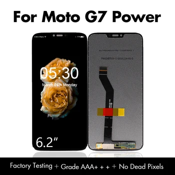

10pcs/lot Original LCD for Motorola for Moto G7 Power LCD XT1955 Display Touch Screen Digiziter Assembly Free Shipping DHL EMS