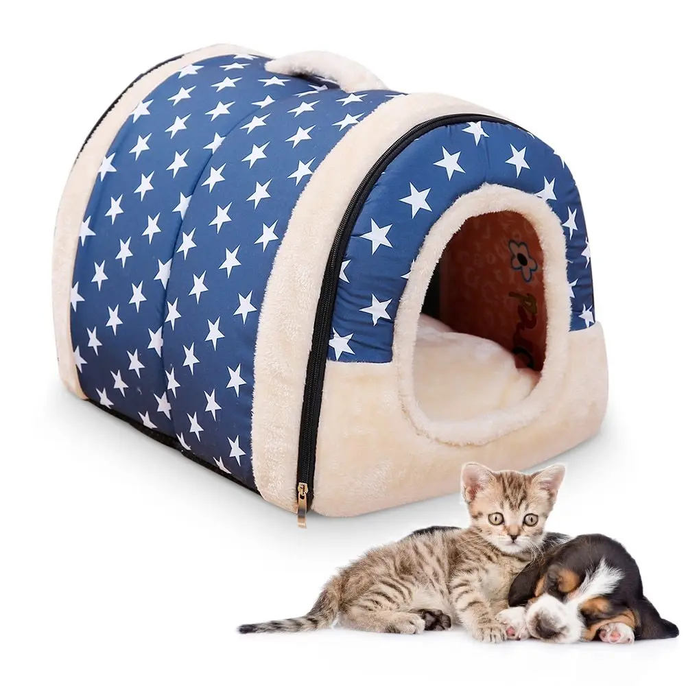 

Pet Dog Cat Bed Pet Mat Kennel Bed Sofa Warming Dog House Soft Dog Nest Winter Kennel For Puppy Cat Small Medium Dogs Pet