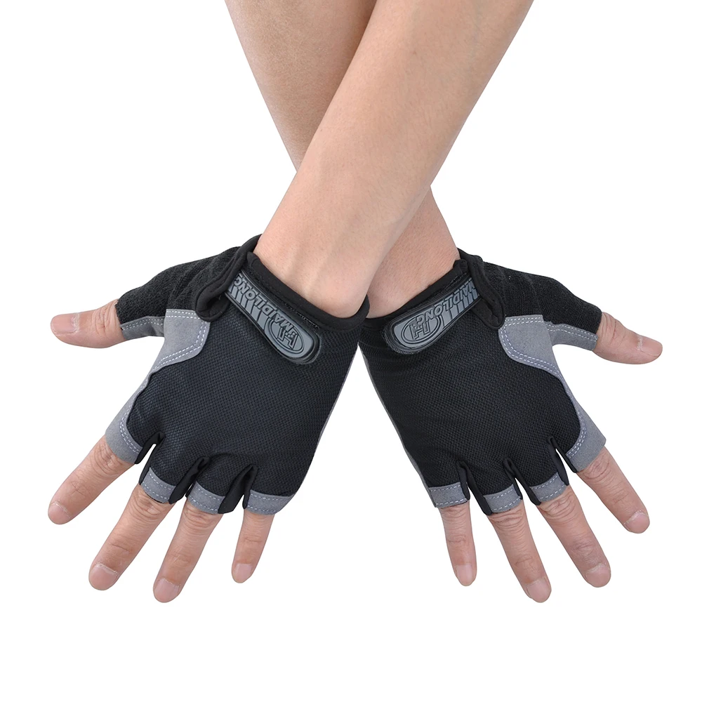 Outdoor Sports Half Finger 3D GEL Silicone Gloves Men Women Cycling Gym Fitness Exercise Training Fingerless Gloves P30