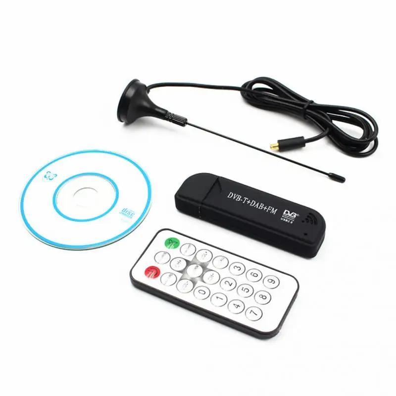 

USB2.0 DVB-T USB 2.0 HDTV Tuner Recorder Receiver Software Radio DVB T Tuner with Antenna for Laptop tablet pc Notebook