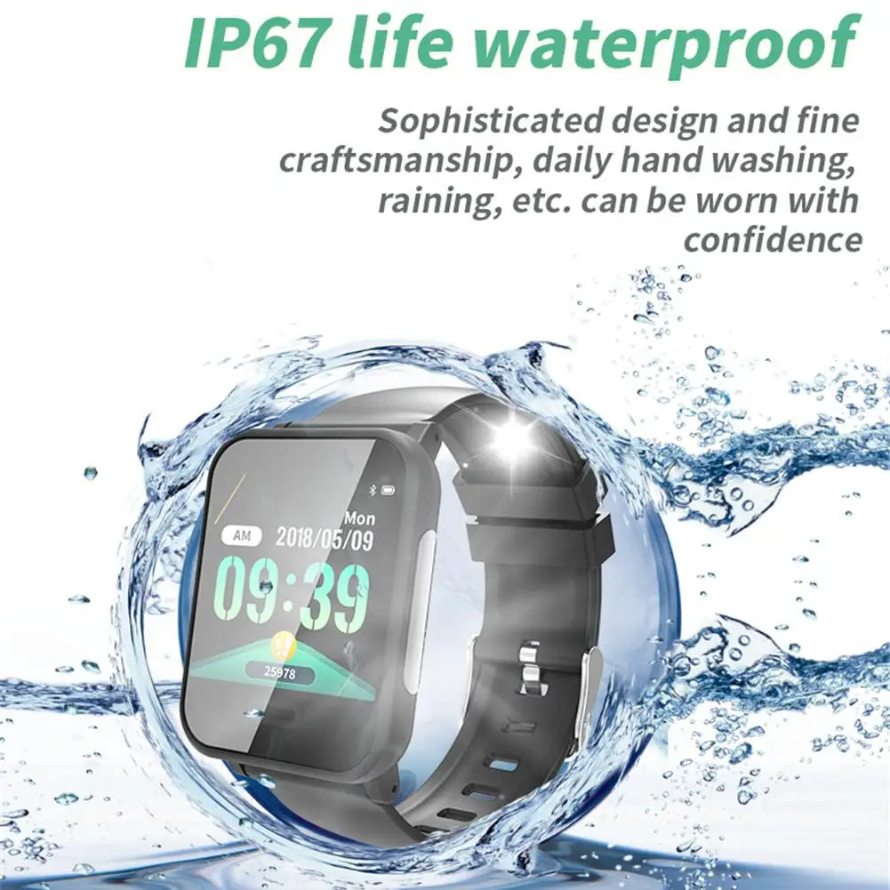 

E33 1.3 Inches Smart Watch ECG+PPG Bracelet Fitness Dual Heart Rate Monitoring Sport Tracker For Ios Android Apple IPhone