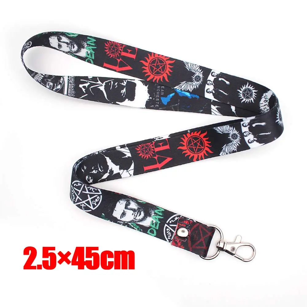 

Supernatural Dean/Sam Key Neck Strap Lanyard Student ID Card Identity Badge Holders Rope Pendant Mobile Phone Strap Cosplay Gift