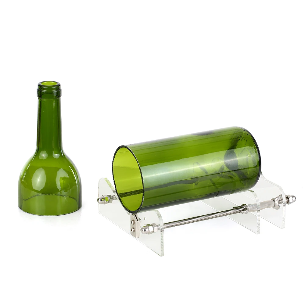 Glass Bottle Cutter Tool Acrylic DIY Bottle Cutting Tool with Sandpaper