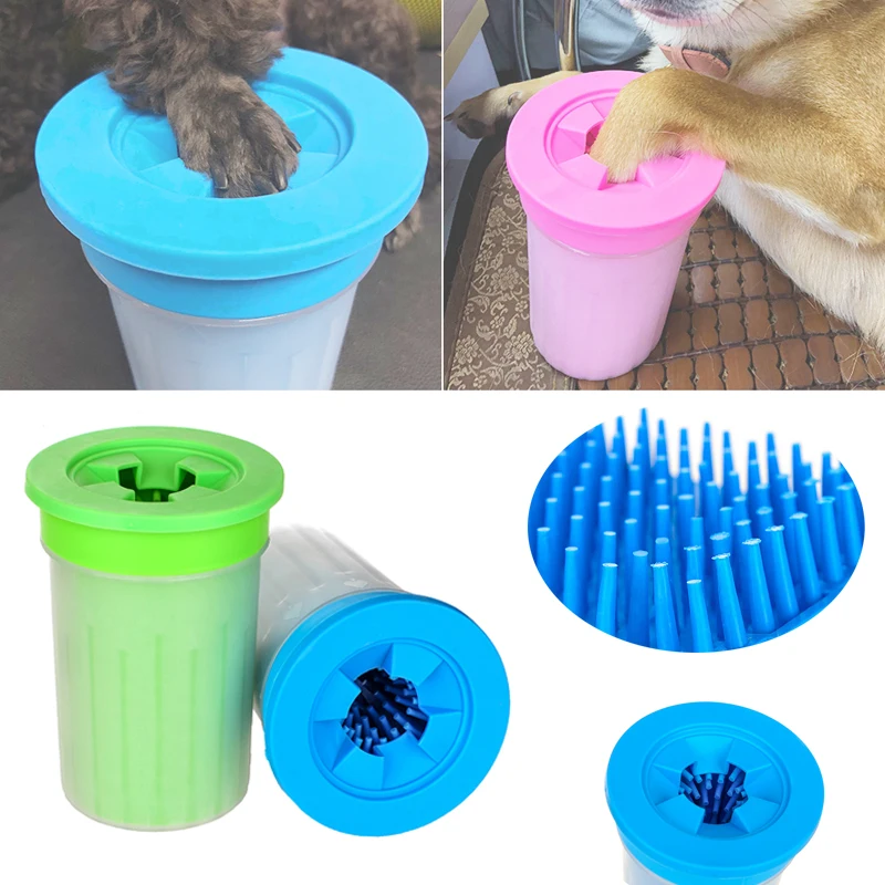 Dog Accessories Pet Foot Cup Portable Cup Dog Foot Cleaner Feet Washer
