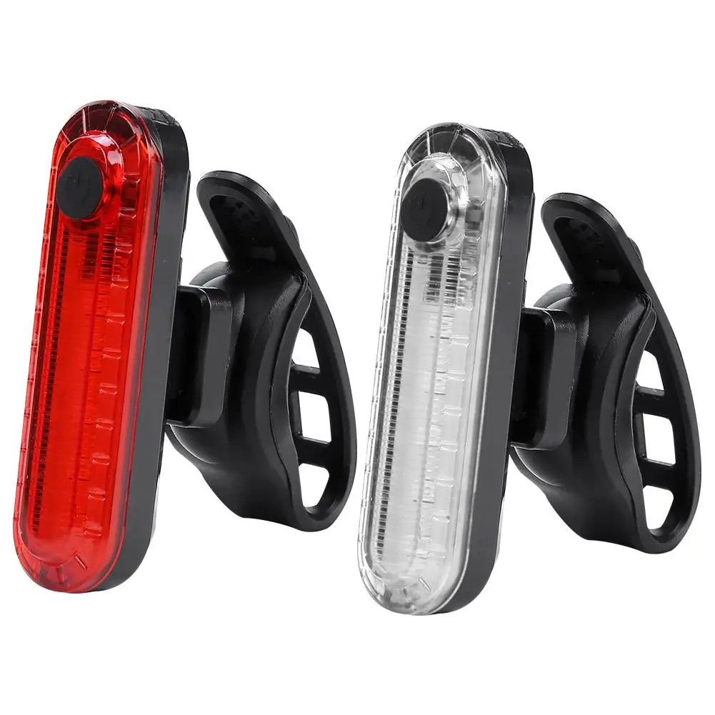 

Bike Bicycle Light Rechargeable LED Taillight USB Rear Tail Safety Warning Mountain Road Cycling light Portable Flash Light