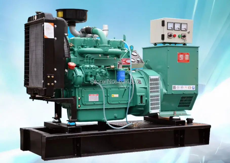 

weifang Ricardo 40kw/50kva diesel generator/diesel genset with brushless alternator and base fuel tank for home hotel hospital
