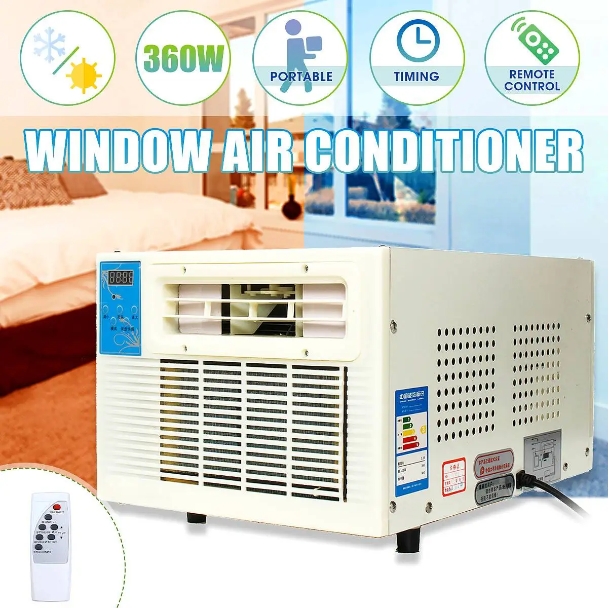 900w 220v Portable Heater Air Conditioner Window Desktop Air Conditioner Cooling Heating Cold Heat Dual Use Dehumidification New Air Conditioners Aliexpress