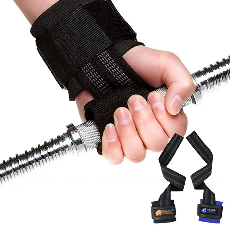 

1 Pair Exercise Sports Gym Supportive Grip Belt Fitness Accessories For Bodybuilding Power Lifting Free Size