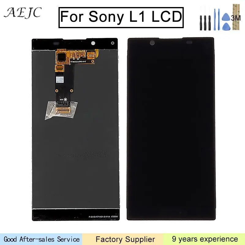 5 &quotдля Sony Xperia L1 G3311 G3312 G3313 ЖК дисплей + кодирующий преобразователь сенсорного