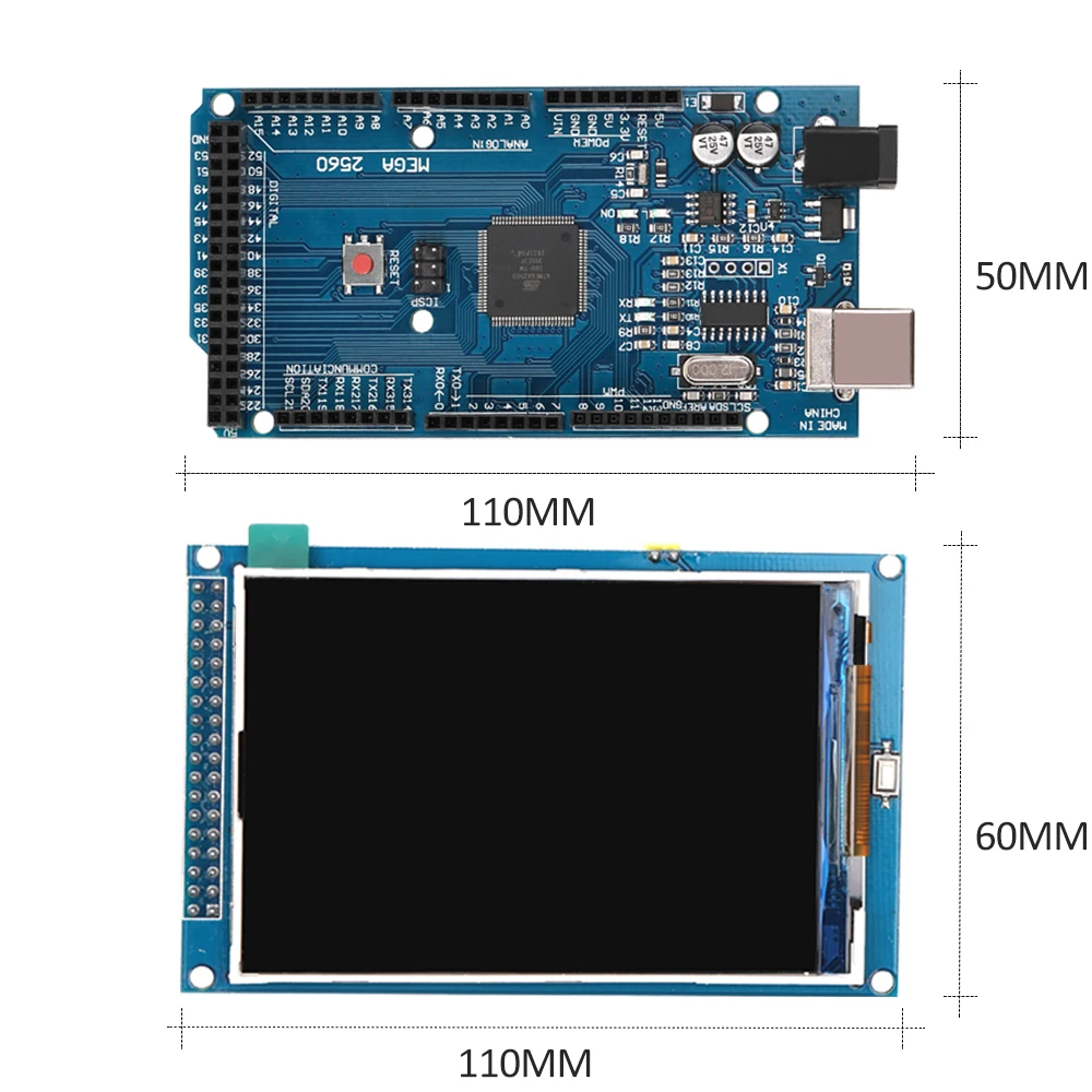 3 5 дюймовый TFT ЖК экран модуль В/5 В ILI9486/ILI9488 Ultra HD для Arduino совместимый с MEGA 2560 R3