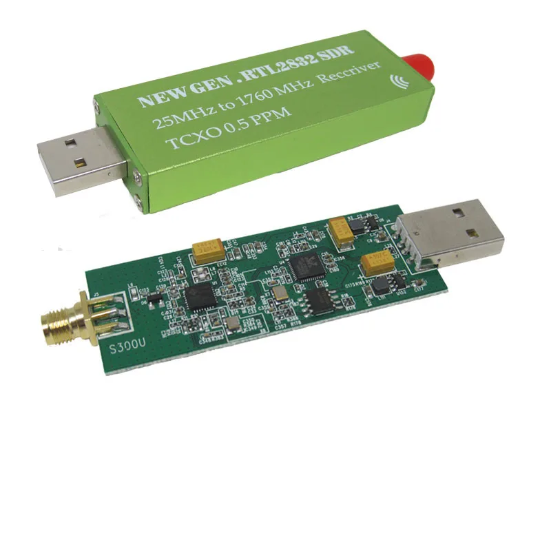 

DOITOP 25 MHz-1760 MHz USB RTL-SDR Receiver TCXO 0.5 PPM SDR AM/NFM/FM/DSB/USB/L USB Tuner Receiver RTL2832U