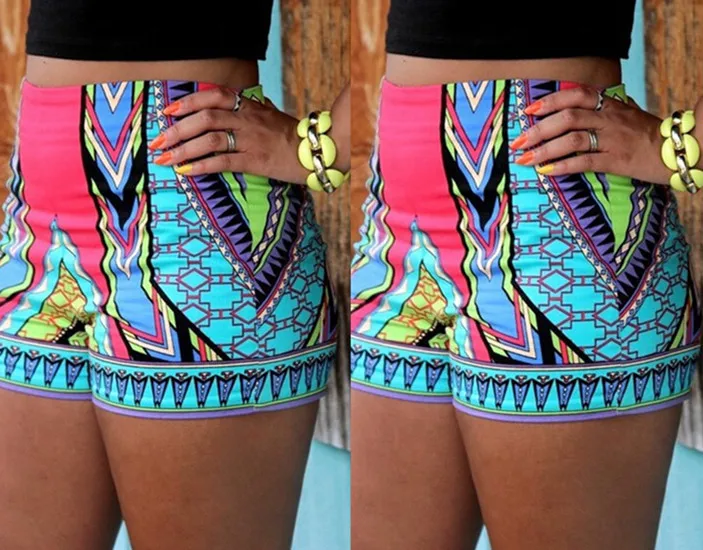 

Hot 2019 New Women's European and American tight-fitting shorts High Waist Short Beach Casual Shorts Women Summer Lady's Sexy