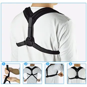 New Unisex Back Posture Corrector Brace Support Shoulder Women Men Body Shaper Back Corrector Straighten Belt Waist Trimmer Vest