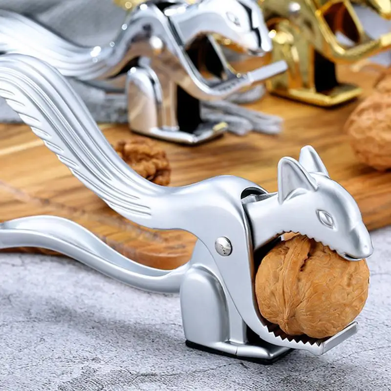 

Silver Color Alloy Multifunctional Nut Walnut Pliers Fruit Vegetable Tools #SO