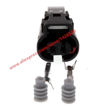 

10 Sets 2 Pin Female Auto Solenoid Valve Plug For Chevrolet Cruze Waterproof Connector