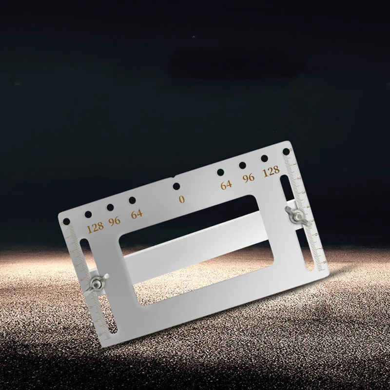 Stainless Steel Door Furniture Handle Hole Punch Locator Wood Drilling Anchor Guide Drilling Woodworking Tools