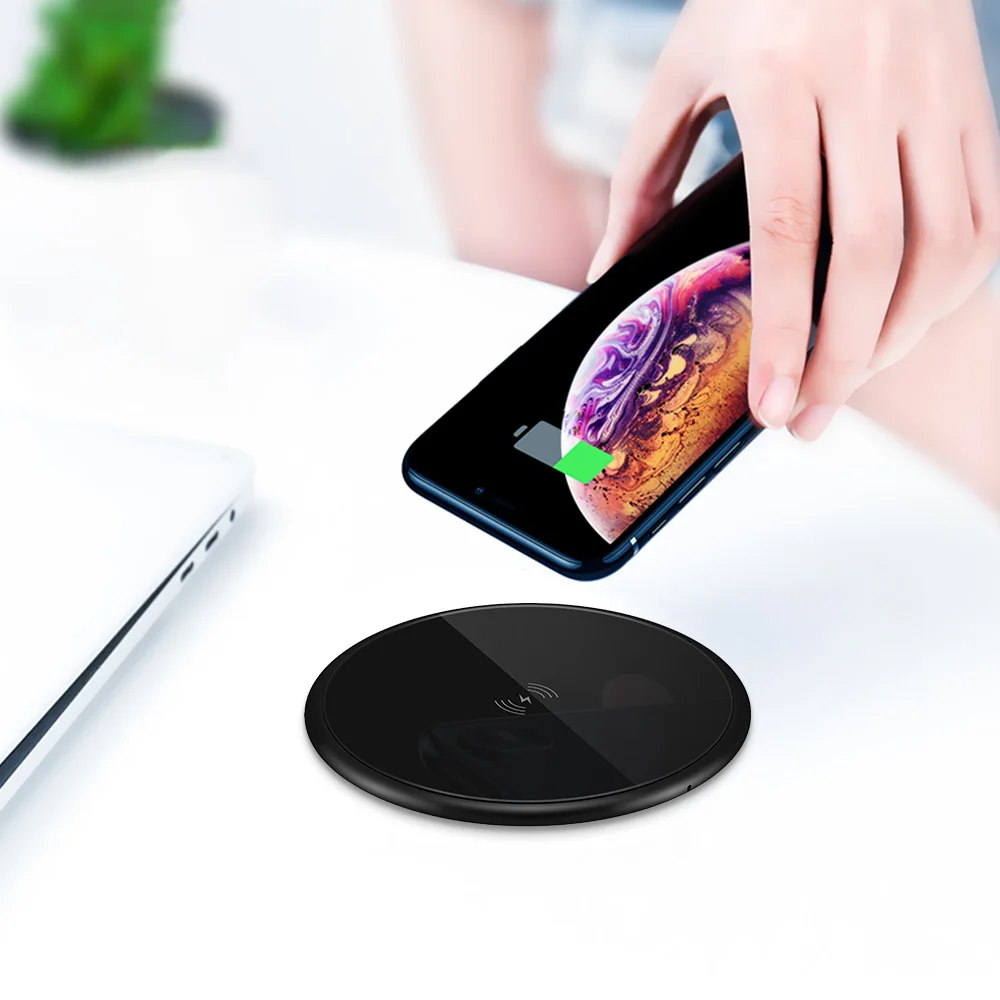 Настольная панель беспроводного зарядного устройства для iPhone X 8 8Plus быстрый