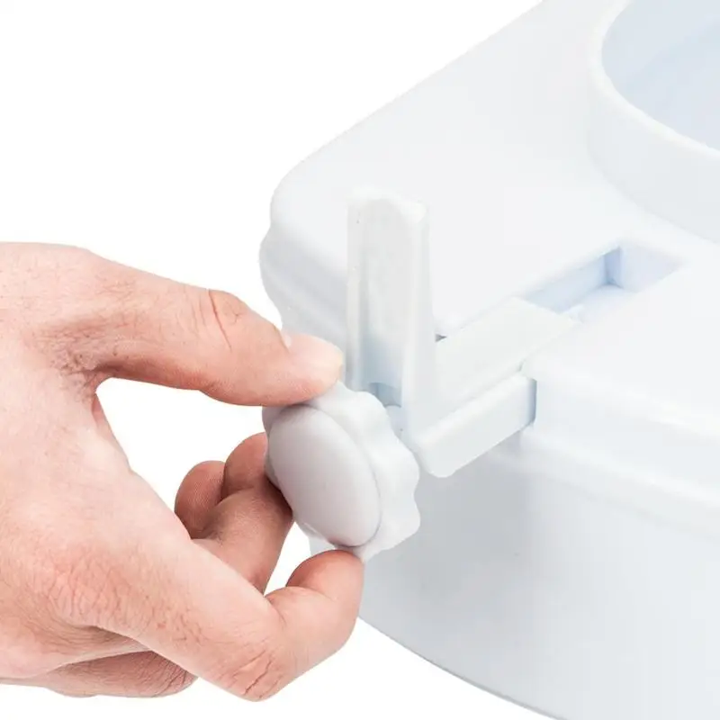 

Anti Slip Removable Comfortable Raised Elevated Toilet Seat with Cover Toilet Cushion Cover Paste Washable Bathroom Accessories