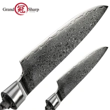 Дамасский кухонный нож с пустым лезвием VG10 японский дамасский стальной DIY Инструменты Кухонные ножи части хобби нож шеф-повара 67 слоев PRO