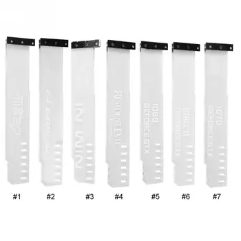 

Full Coverage Graphics Card Block for PCB PMMA Acrylic Load-bearing Graphic Card Holder of High Quality