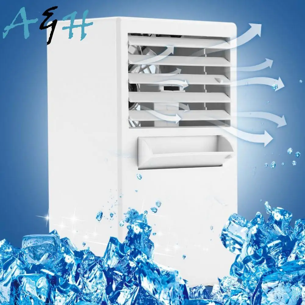 

Mini Electric Air Conditioning Fan Desktop Cooling Fan for Home office Cooling Summer Hot Day