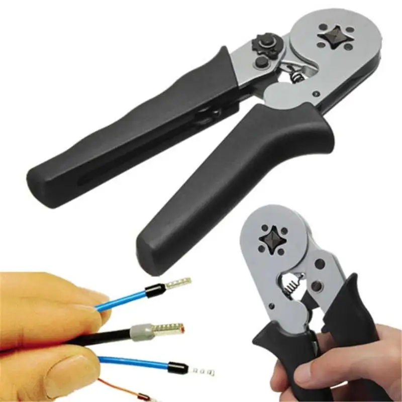 

Self-adjustable Wire Cord Crimper Plier Terminal Crimping Tool 0.08-6mm square Sleeve-Type Terminal Cold Press Pliers