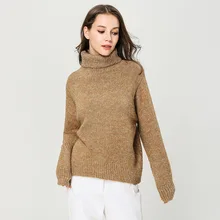 Turtlrneck sweater feminino winter and spring thick sweater 2019 knitted sweater women's loose sweater pullover damen 1891 Turtlrneck sweater feminino winter and spring thick sweater 2019 knitted sweater women's loose sweater pullover damen 1891