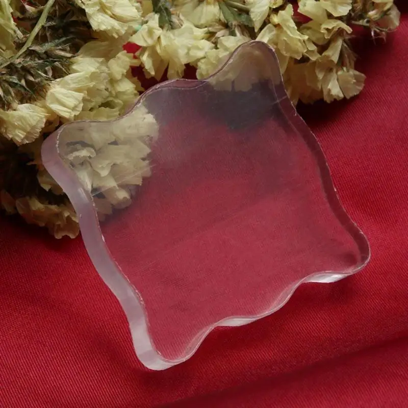 

1PC DIY Transparent Stamp Acrylic Block Pad Scrapbooking Color Process Essential Handmade Process Essential Helper Tool Stamping