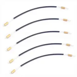 5 шт. 4/4 скрипки Tailpiece струны черный