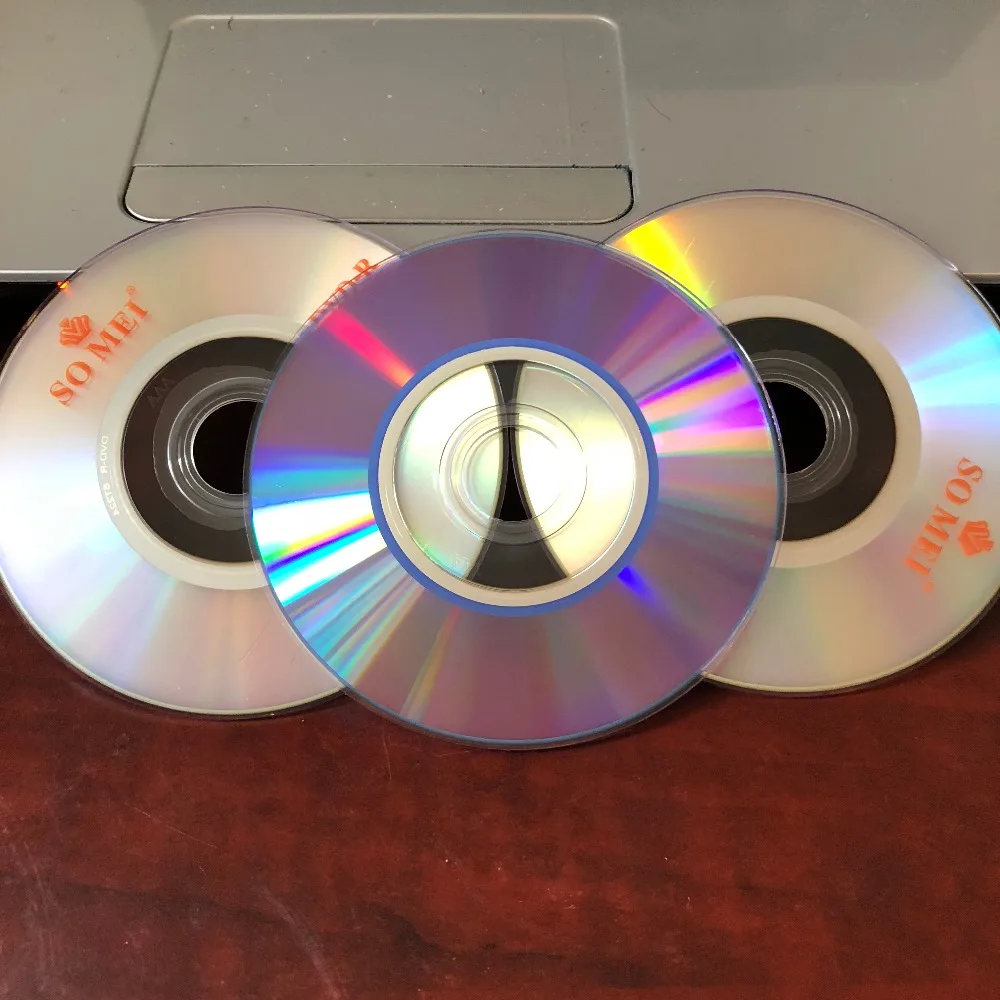 5 дисков менее 0.3% дефект скорость печатная Серебряная задняя 1,4 Гб 8 см мини пустой DVD R диск