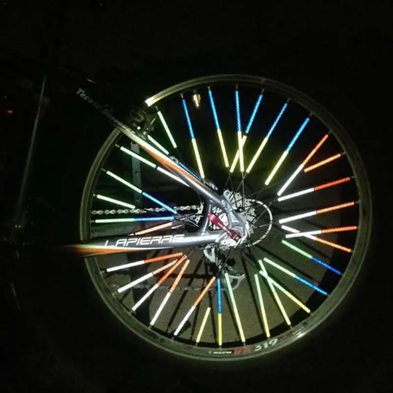 1 упаковка флуоресцентные велосипедные наклейки для колес мотоцикла MTB Горный