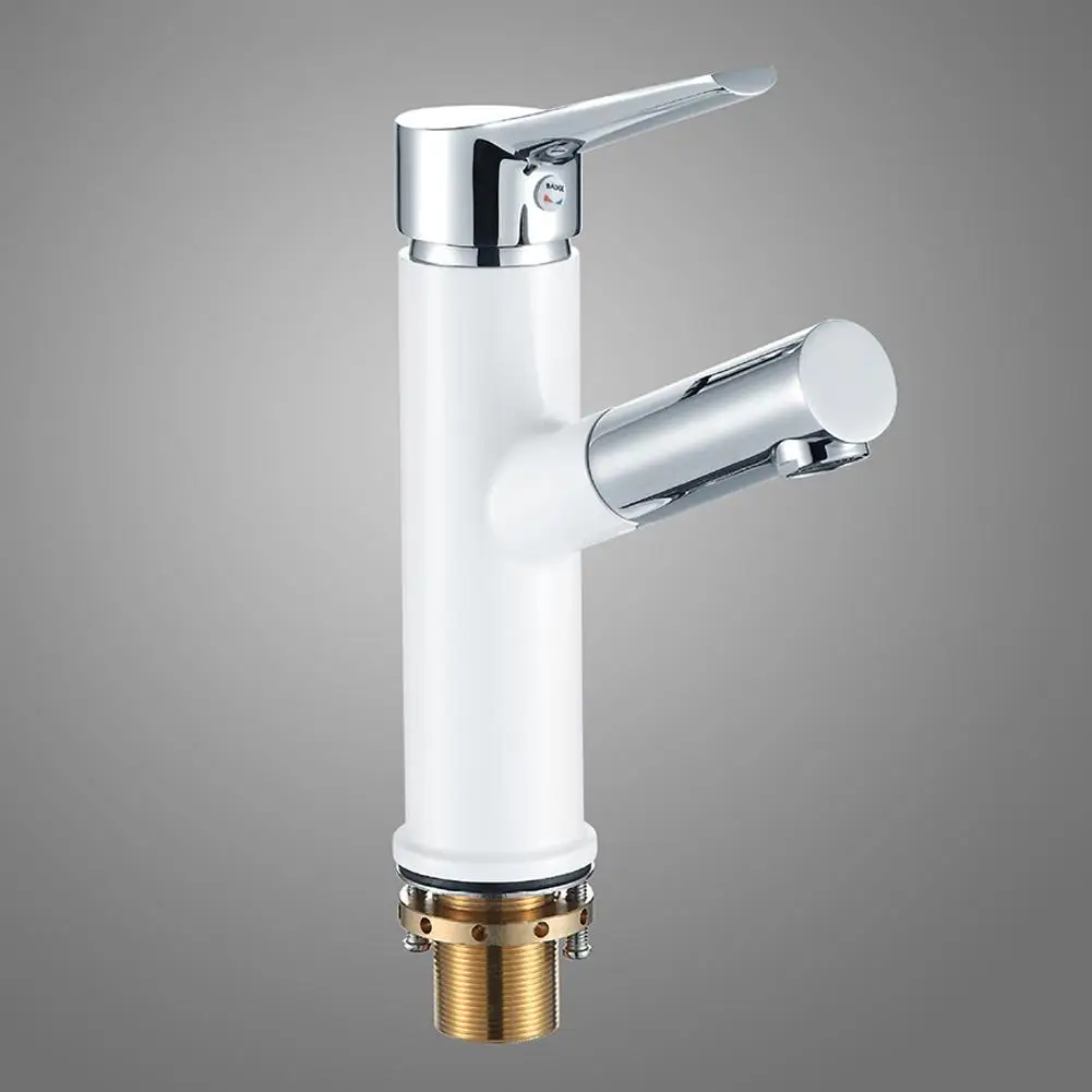 

Rotating Stretchable Cold & Hot Water Tap Pulling-type Faucet For Bathroom Toilet Supplies