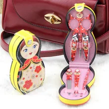 200 наборы 6 шт./компл. русская Долли Набор для маникюра из нержавеющей стали профессиональные аксессуары для ногтей набор макияж глаз Новая мода