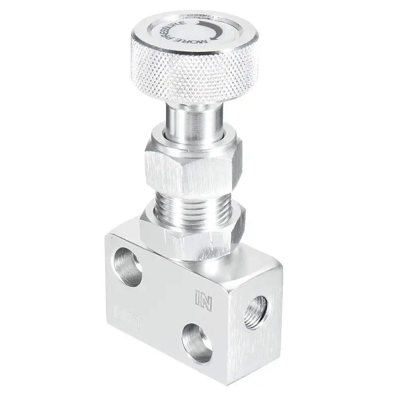 

Adjustable Brake Proportioning Bias Valve Knob Style Suit Disc Drum 1/8 Npt Silver
