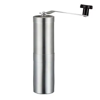

Stainless Steel Manual Coffee Grinder Coffee Beans Powder Hand Burr Mill Kitchen Grinding Tool Removable Handheld Pepper Grinder