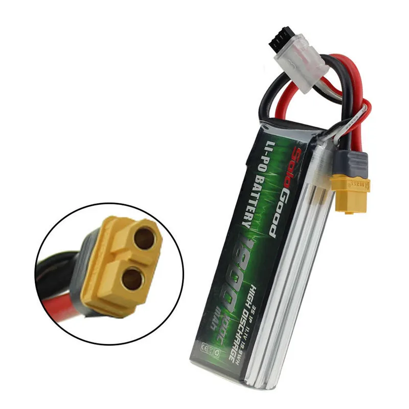 SoloGood 11 1 В 1800 мАч 100C 3S XT30 разъем Lipo батарея для Rc гоночных автомобилей модель