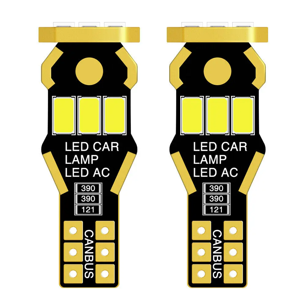 

2pcs 12V 9W Car T10 5730 9SMD LED Canbus Wedge Width Light Backup Reverse Light Bulb 450Lm White 6000K Signal Lamp NEW