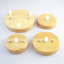 Цоколь лампы в сдержанном стиле, Современная Потолочная пластина, деревянный Потолочный держатель E27, лампа для светильника, люстра, основание, аксессуары для освещения DIY