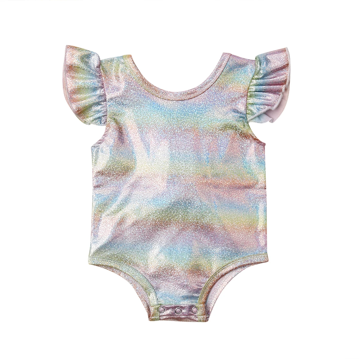 

2018 Multitrust Brand Newborn Toddler Baby Girl Mermaid Sequin Summer Cute Bodysuit Jumpsuit Party Outfits Sunsuit