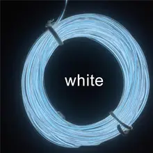 

Halloween Theme Party Fashionable Cool 5X1 Meter Set 3V DC Battery Box Driver 2.3mmEL Cold Light One For Five Luminous Lines