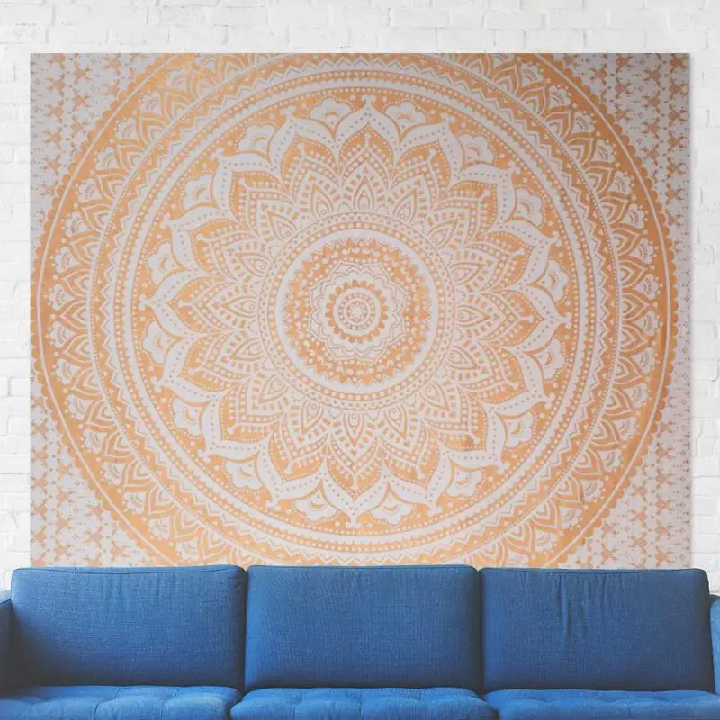 

Indian Mandala Tapestry Wall Hanging Beach Throw Rug Blanket Camping Tent Travel Mattress Bohemian Sleeping Pad Tapestry