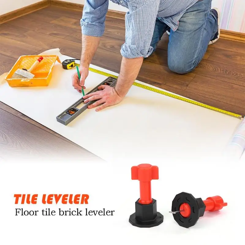 Adeeing Level Wedges Tile Spacer Level Wedges Tile Spacers for Flooring Wall Carrelage Level Leveler Locator Spacers Plier