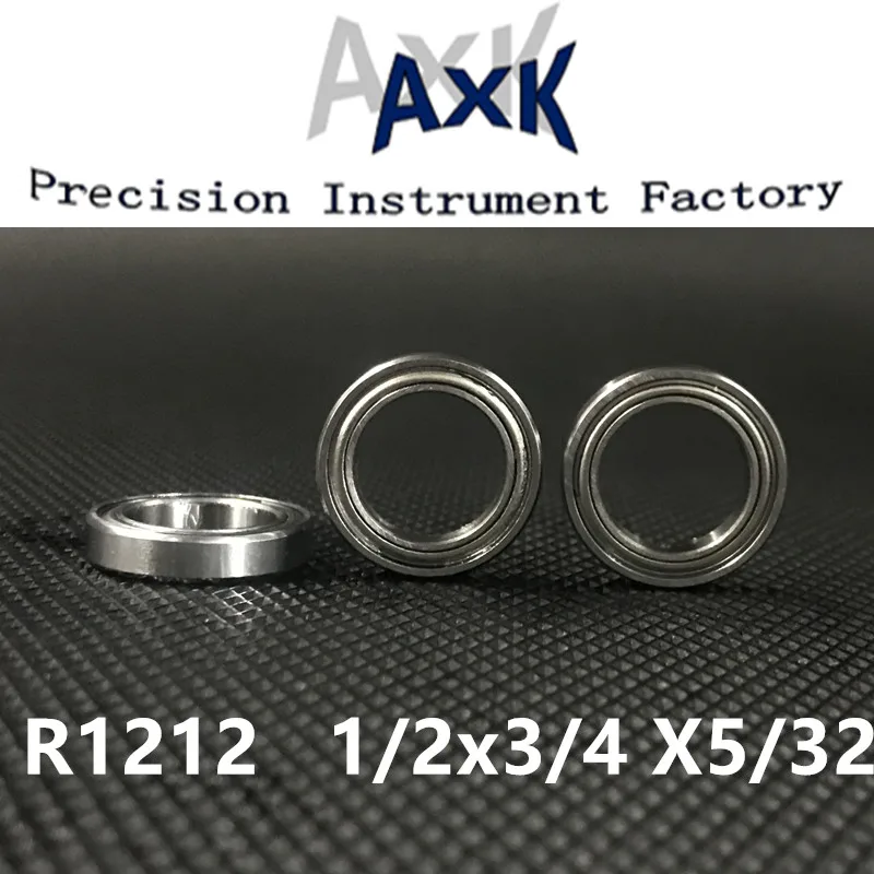 

2019 Special Offer R1212zz Bearing Abec-3 (10pcs) 1/2"x3/4"x5/32" Inch R1212 Zz Ball Bearings For Rc Models R12-2z & R12-zz