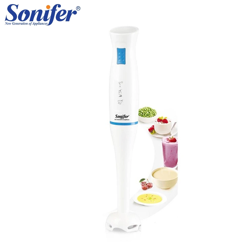 

Electric food blender mixer kitchen detachable hand blender egg beater vegetable stand blend No cup Sonifer Multifunction