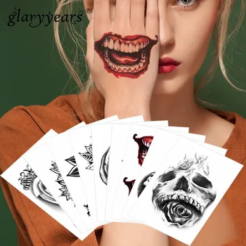 

glaryyears 1 Sheet Hand Temporary Tattoo Sticker Hot Fake Tatoo Flower Flash Tatto Waterproof Small Body Art Men Women Fashion