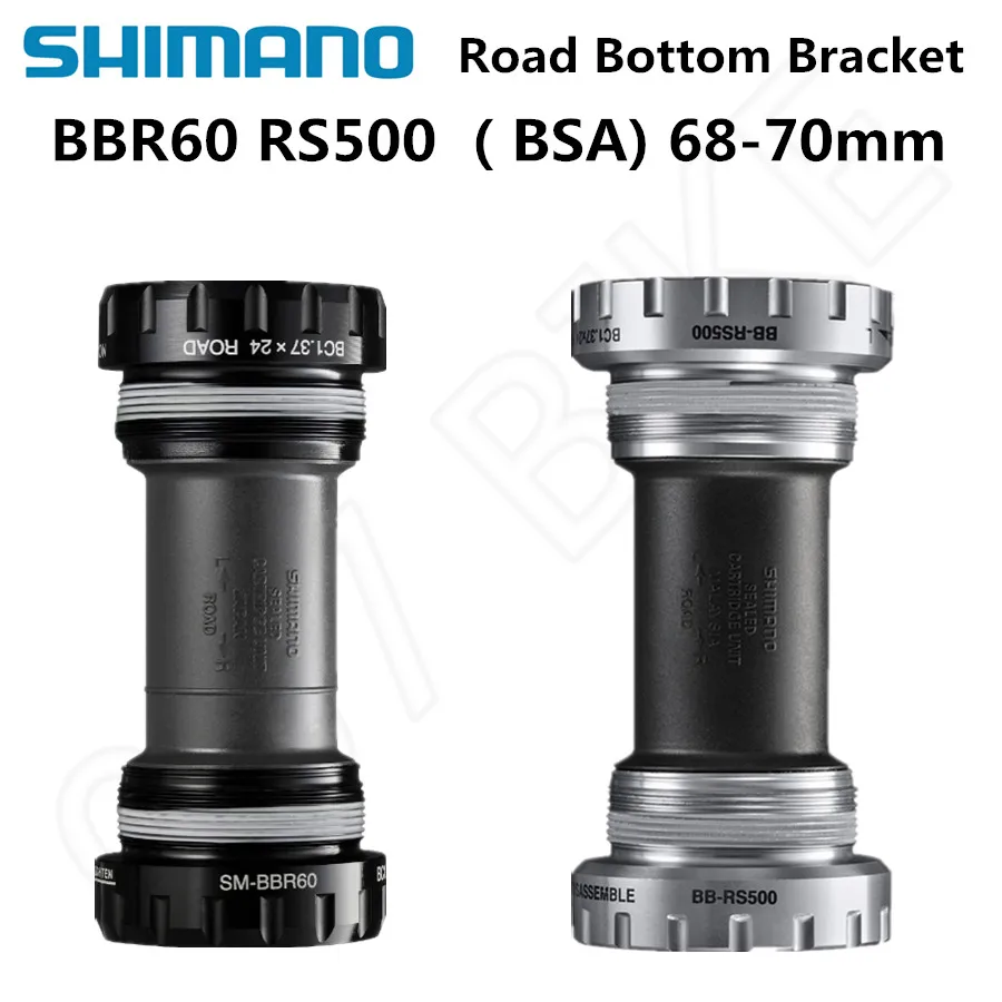 

Shimano ULTEGRA 105 TIAGRA SORA SM-BBR60 RS500 Hollowtech II Road Bicycles Bottom Bracket 68/70mm BBR60 ROAD BIKE Bottom Bracke