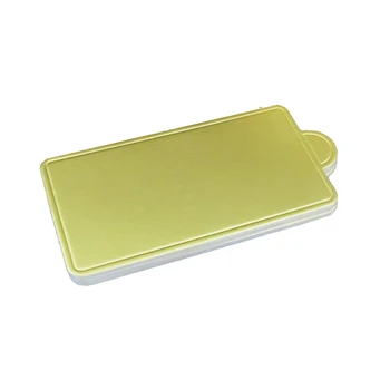 

100 Pcs Mousse Cake Serving Base Golden Card Disposable Square Cake Board Display Cardboard Cake Base
