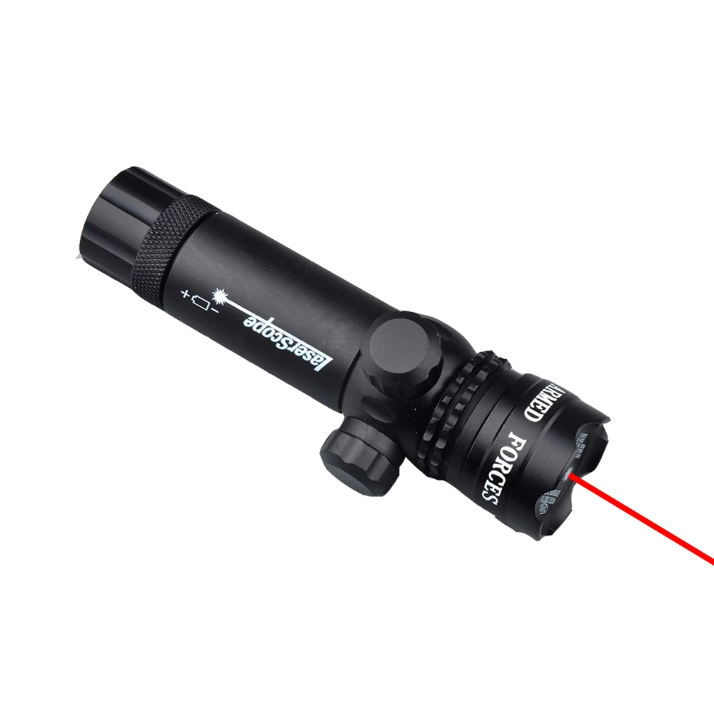 

Aluminum Tactical red beam laser sight scope for Airsoft Rifle/ Shotgun/ Handgun w/ rail mount Pressure Pad Switch